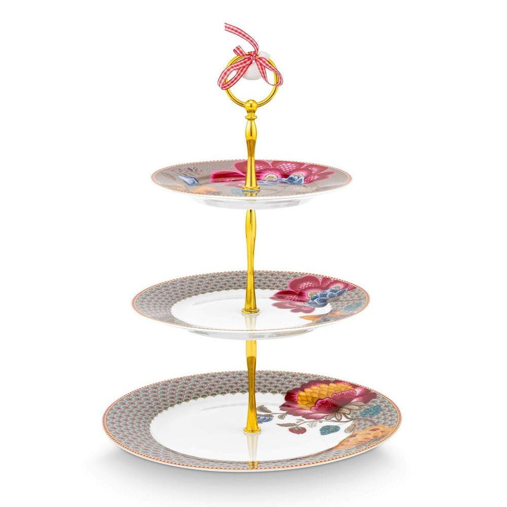 Three-Tier Stand Blooming Tales Fantasy Khaki - Pip Studio