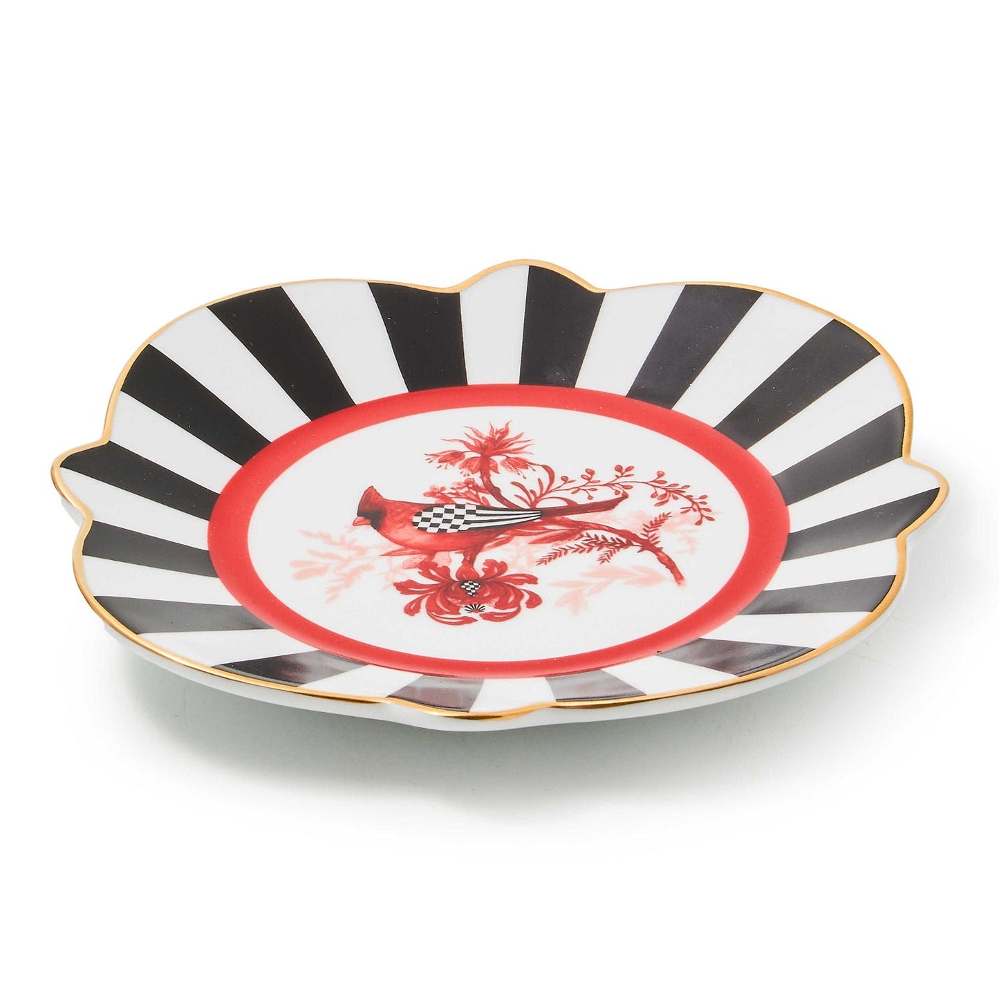 Cardinal Toile Bread & Butter Plate - |VESIMI Design| Luxury Bathrooms and Home Decor