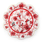 Cardinal Toile Dinner Plate by MacKenzie - Childs - |VESIMI Design| Luxury Bathrooms and Home Decor