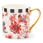 Cardinal Toile Mug by MacKenzie - Childs - |VESIMI Design| Luxury Bathrooms and Home Decor