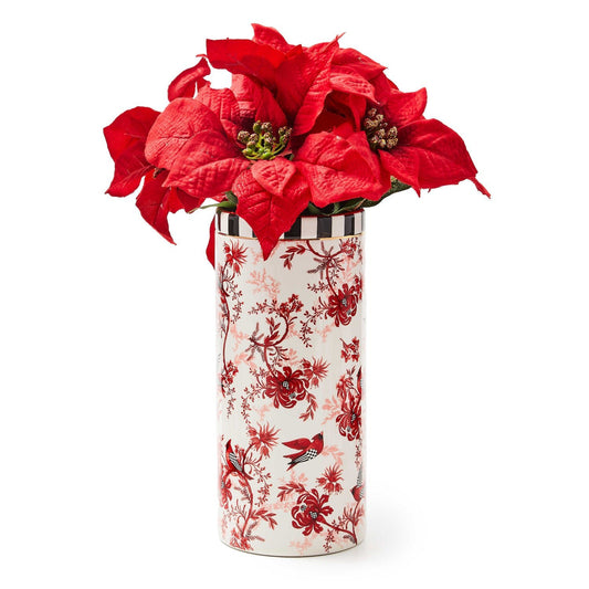 Cardinal Toile Tall Vase - |VESIMI Design| Luxury Bathrooms and Home Decor