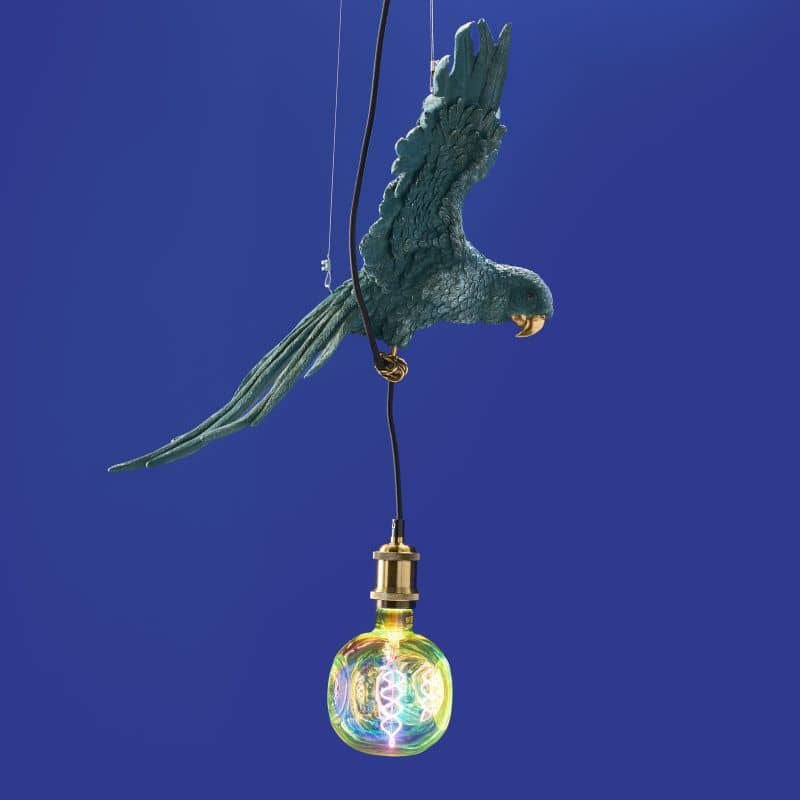 Green Ceiling Lamp Parrot Percy