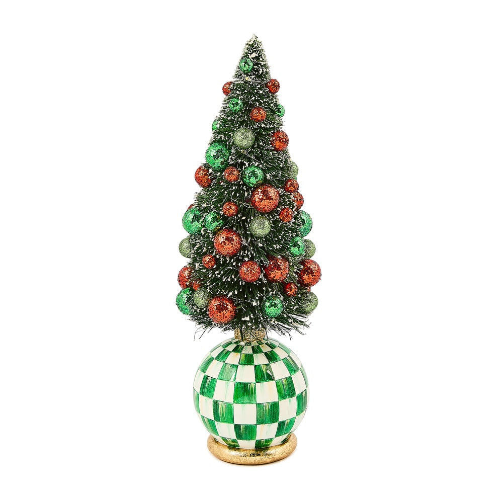 Check It Out Illuminated Small Bottle Brush Tree by MacKenzie-Childs