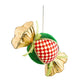 Check It Out Red Check Candy Fabric Ornament by MacKenzie-Childs