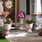 Rosy geruite sokkelurn / speciale bestelling