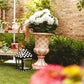 Rosy geruite sokkelurn / speciale bestelling