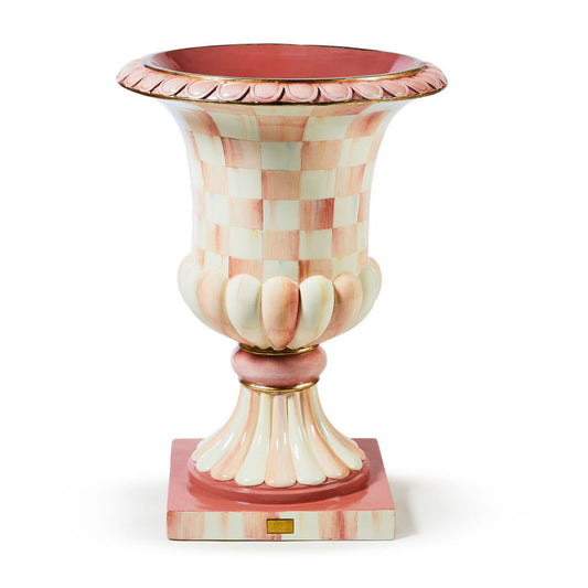 Rosy Check Pedestal Urn / Special Order