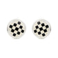MacKenzie-Childs Check Silver Plated Knobs, Set of 2