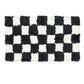 Checkerboard Black Bath Rug MacKenzie-Childs