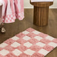 Checkerboard Pink Bath Rug MacKenzie-Childs