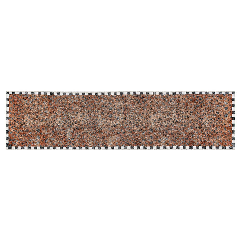 Cheetah 2'6" x 10' Washable Runner by MacKenzie-Childs