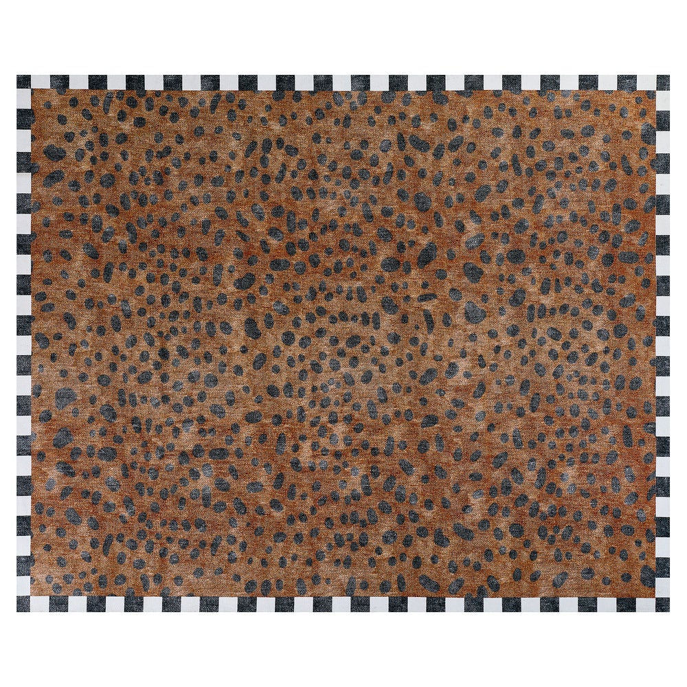 MacKenzie-Childs Cheetah 8' x 10' Washable Rug
