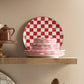 Cherry Check Salad Plates, Set of 4 by MacKenzie-Childs