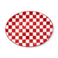 Cherry Check Serving Platter by MacKenzie-Childs