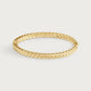 Cheval Braid Hinged Bangle - Thin by Anabel Aram