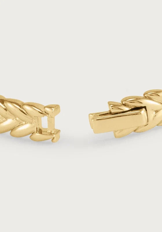 Cheval Braid Hinged Bangle - Thin by Anabel Aram