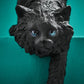 Chichi Black Cat Table Lamp - |VESIMI Design| Luxury Bathrooms and Home Decor