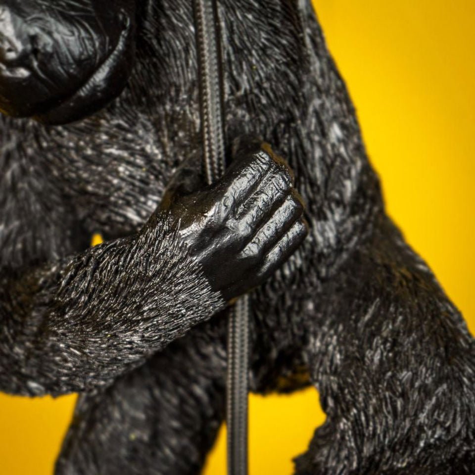 Chip the Monkey Ceiling Lamp, Black - |VESIMI Design|