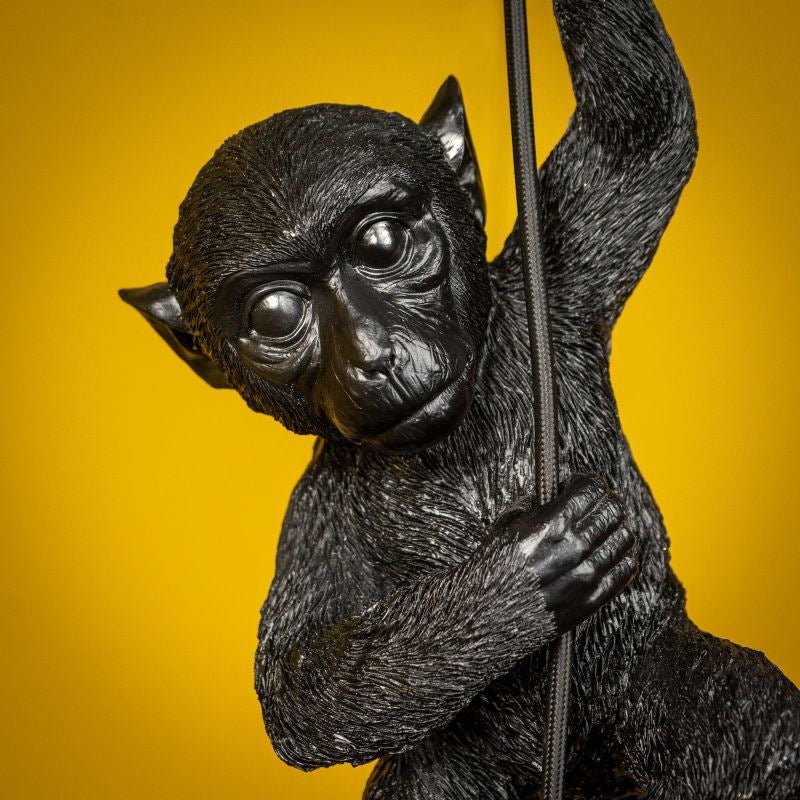 Chip the Monkey Ceiling Lamp, Black - |VESIMI Design| Luxury Bathrooms and Home Decor