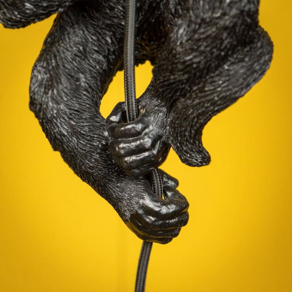Chip the Monkey Ceiling Lamp, Black - |VESIMI Design|