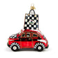 Christmas Shopping Car Glass Ornament by MacKenzie-Childs