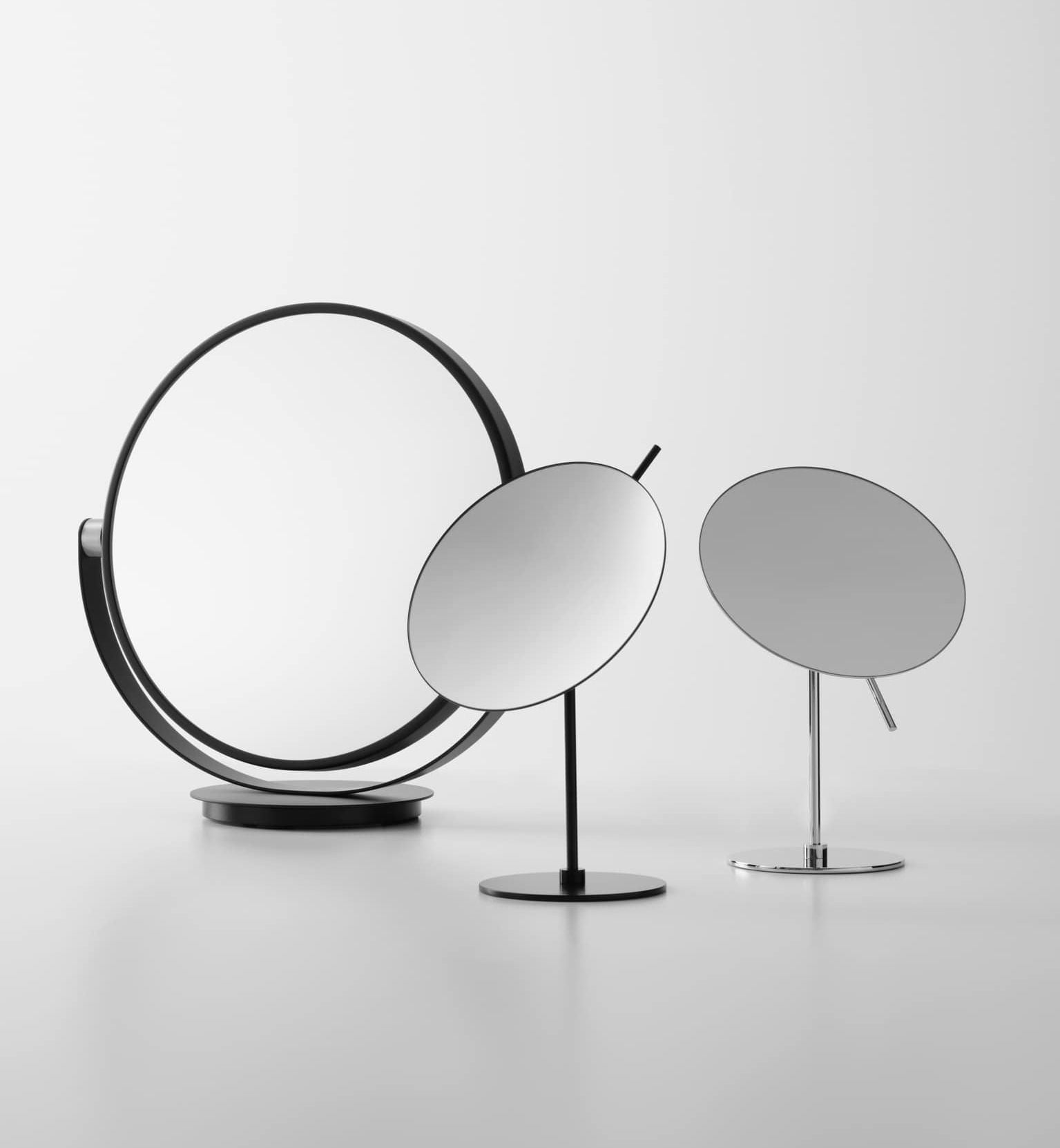 Chrome Cosmetic Mirror 20cm dia, 5x - |VESIMI Design| Luxury Bathrooms and Home Decor