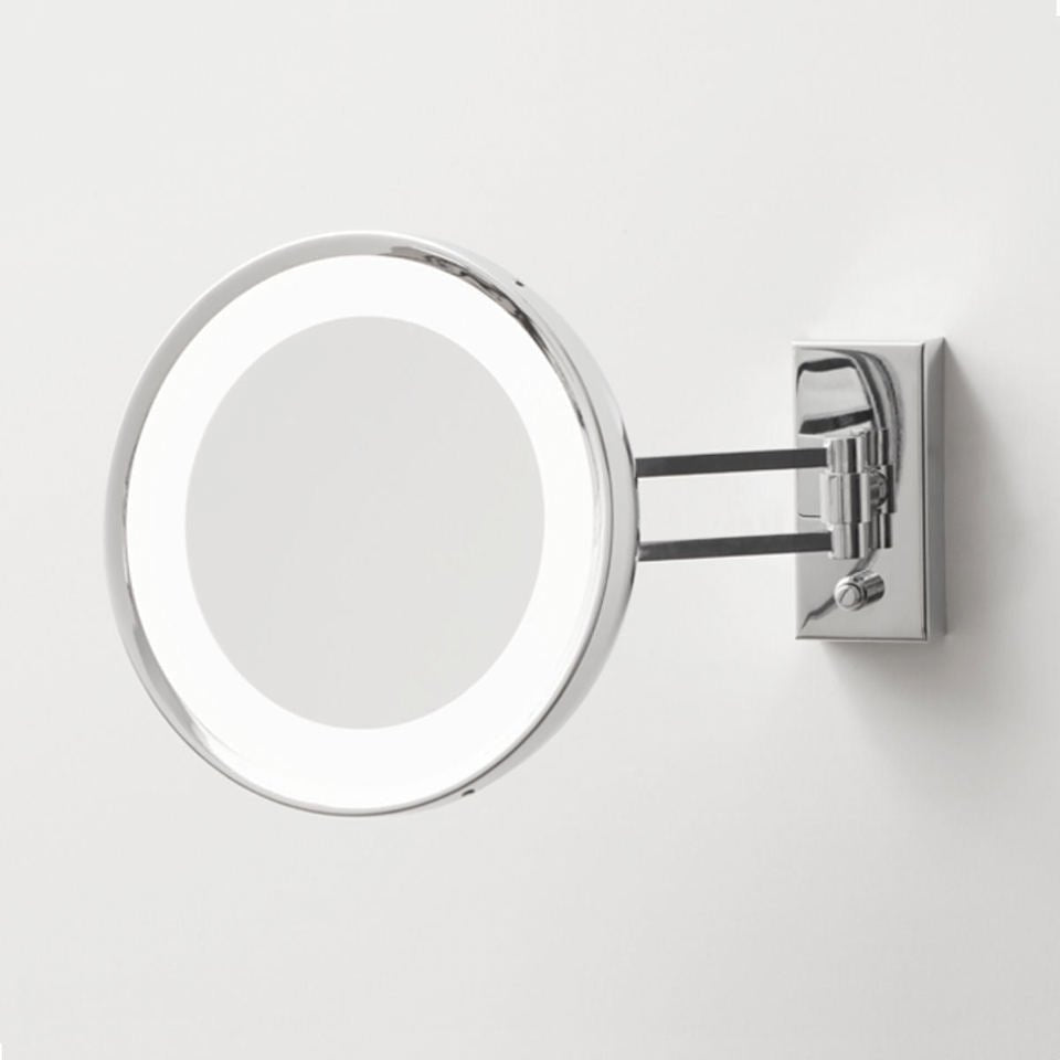 Chrome Wall - mounted Cosmetic Mirror by Decor Walther - |VESIMI Design|