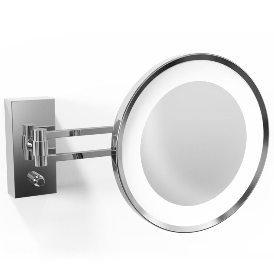 Chrome Wall - mounted Cosmetic Mirror by Decor Walther - |VESIMI Design|