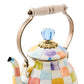 Confetti Check 2 Quart Tea Kettle - MacKenzie-Childs limited collection