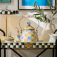 Confetti Check 2 Quart Tea Kettle - MacKenzie-Childs limited collection