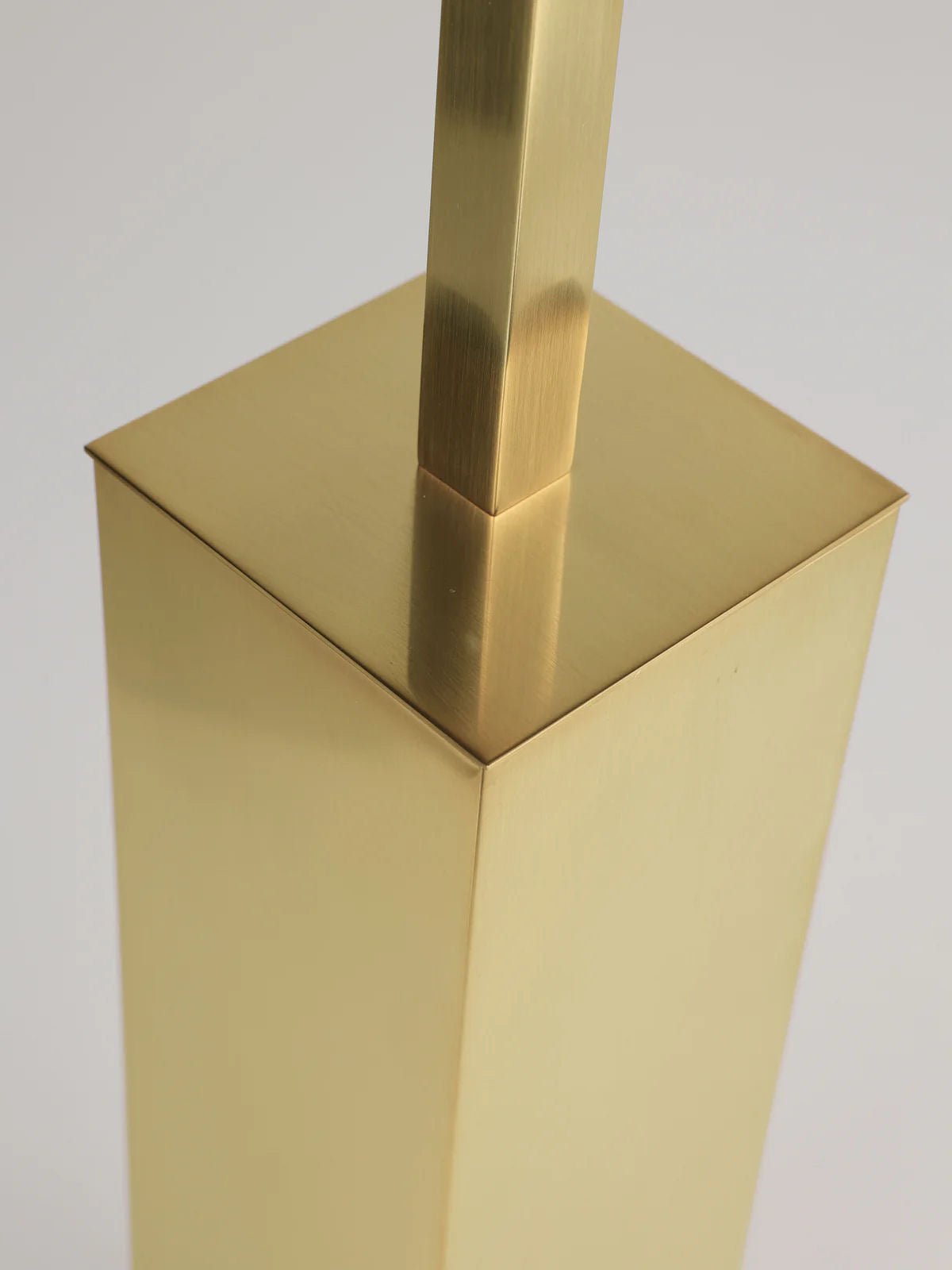 Corner Matt Gold Standing Toilet Brush Holder by Decor Walther - |VESIMI Design| Luxury Bathrooms and Home Decor