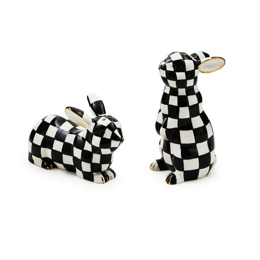 Courtly Check Bunny Salt and Pepper Set