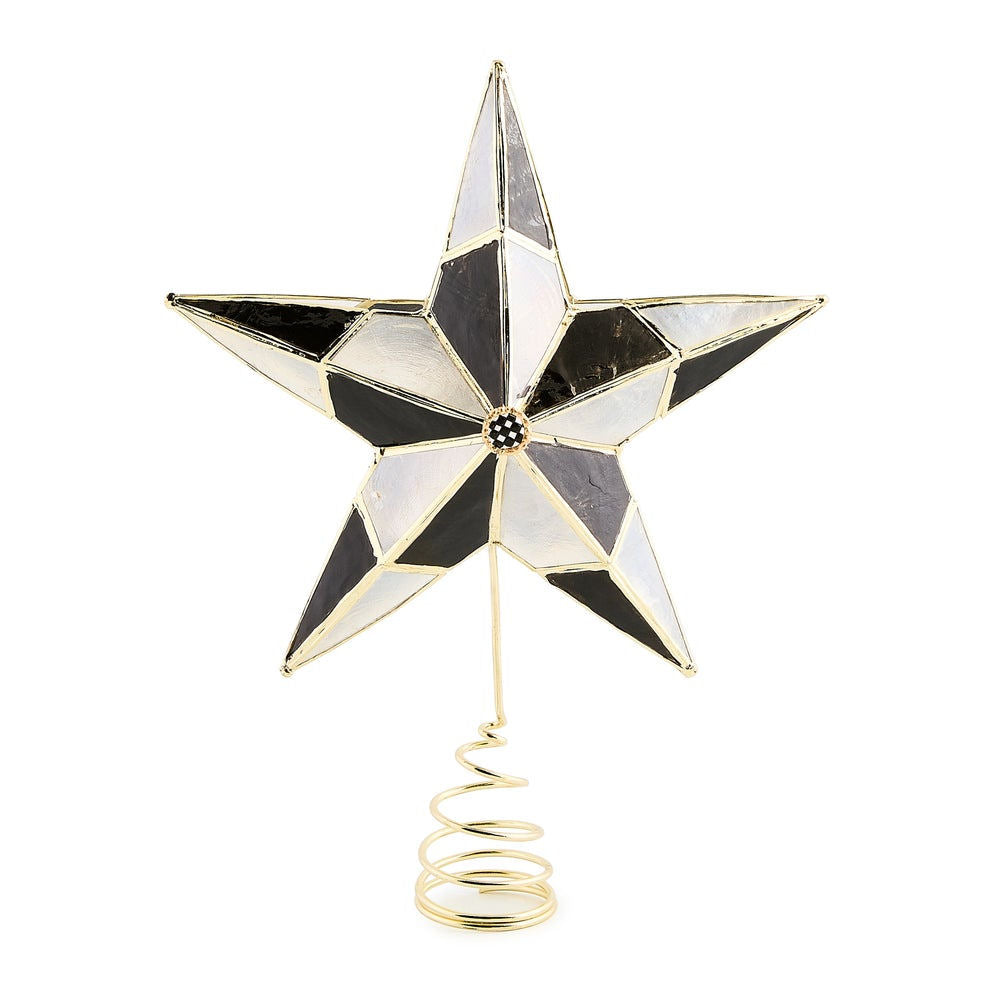 Courtly Capiz Star Tree Topper by MacKenzie-Childs