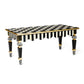 Courtly Check & Stripe Coffee Table by MacKenzie-Childs