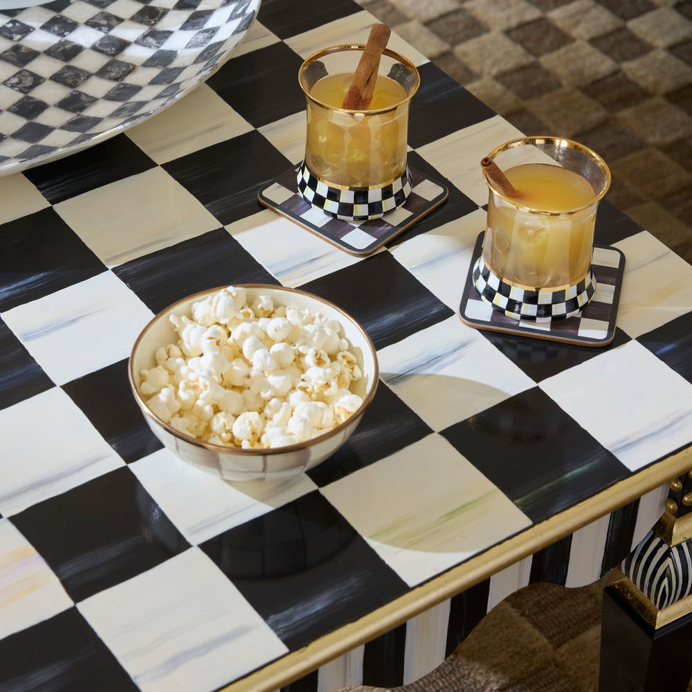 Courtly Check & Stripe Coffee Table by MacKenzie-Childs