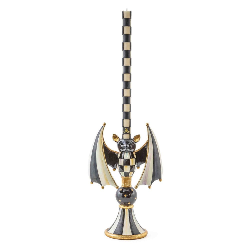 Courtly Check Bat Candle Holder by MacKenzie - Childs - |VESIMI Design|