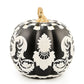 Courtly Check Black Cameo Pumpkin by MacKenzie-Childs