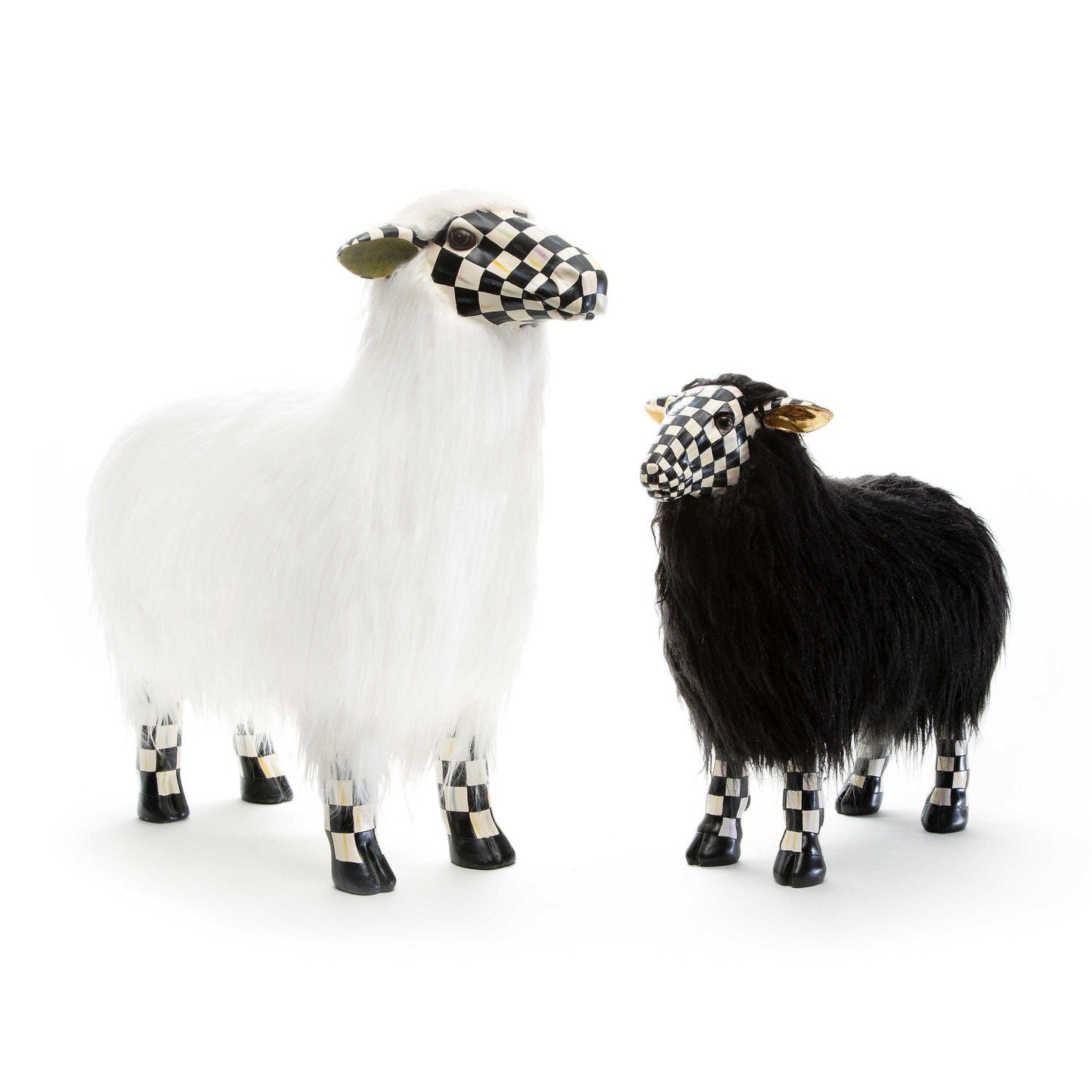 Courtly Check Black Sheep - Small - |VESIMI Design| Luxury Bathrooms and Home Decor