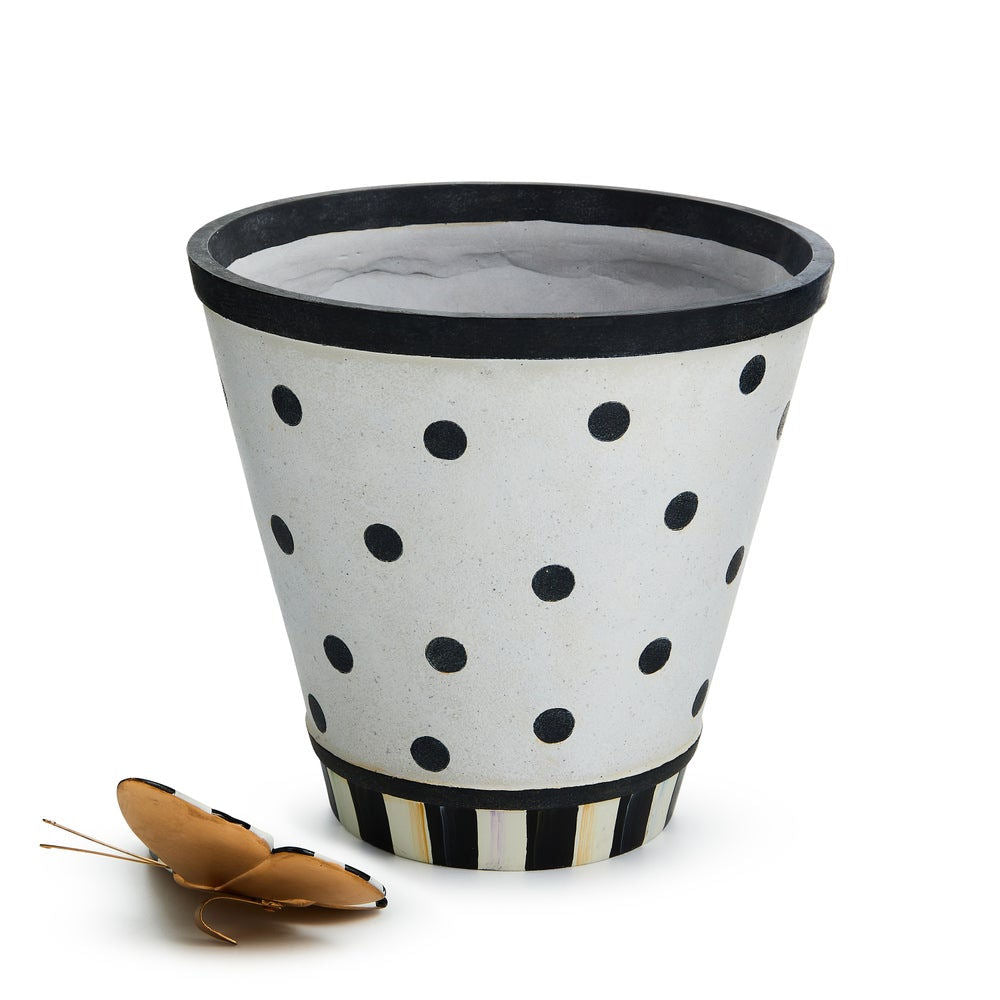 Courtly Check Butterfly Planter by MacKenzie-Childs