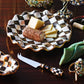 Courtly Check Ceramic Fluted Dessert Plate by MacKenzie-Childs