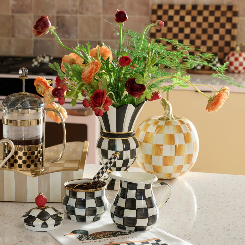 Courtly Check Small Great Vase by MacKenzie-Childs