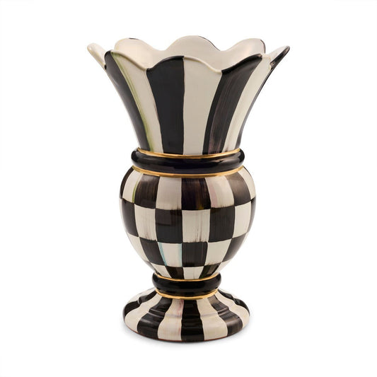 Courtly Check Small Great Vase by MacKenzie-Childs