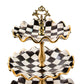 Courtly Check Ceramic Three Tier Sweet Stand by MacKenzie-Childs