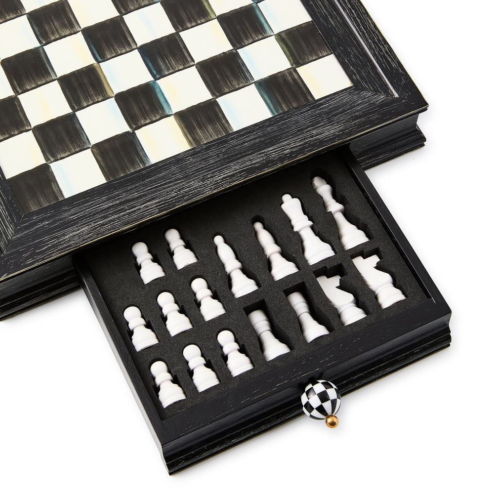 Courtly Check Chess Set by MacKenzie-Childs