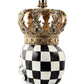 MacKenzie-Childs Courtly Check Crowned Skull