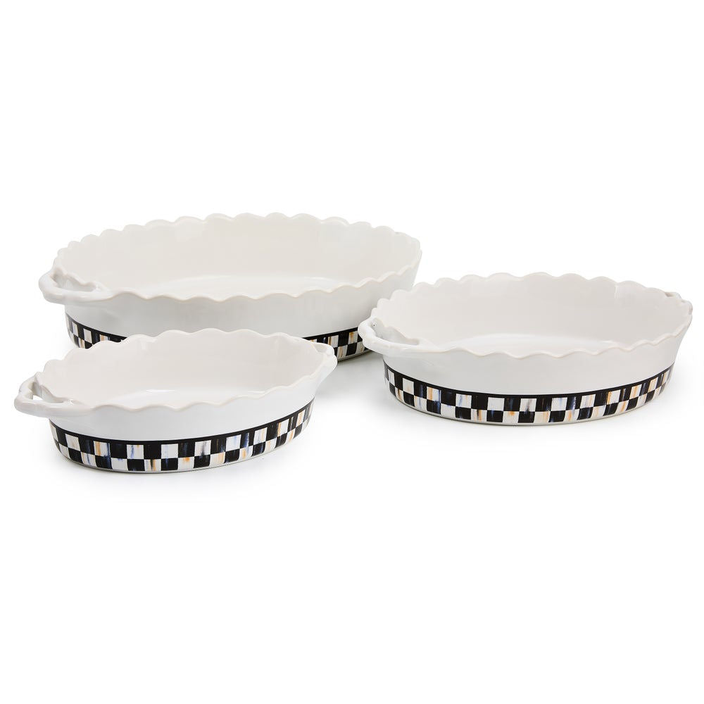 Courtly Check Everyday Medium Oval Baker Mackenzie-Childs