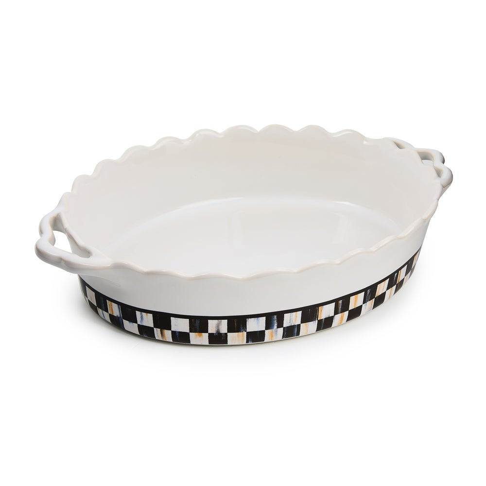 Courtly Check Everyday Medium Oval Baker Mackenzie-Childs
