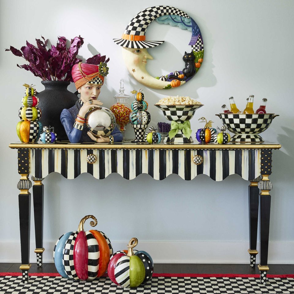 Courtly Check Everything Bowl Large by Mackenzie Childs - |VESIMI Design|