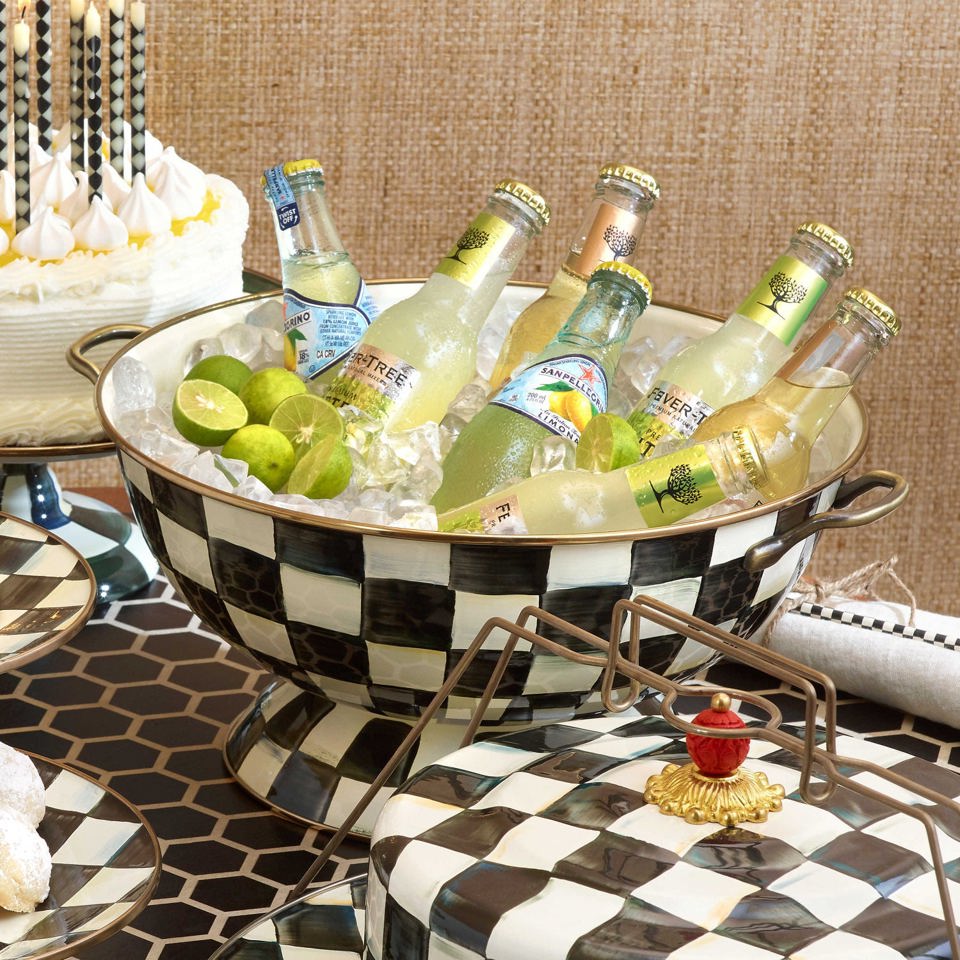 Courtly Check Everything Bowl Large by Mackenzie Childs - |VESIMI Design|