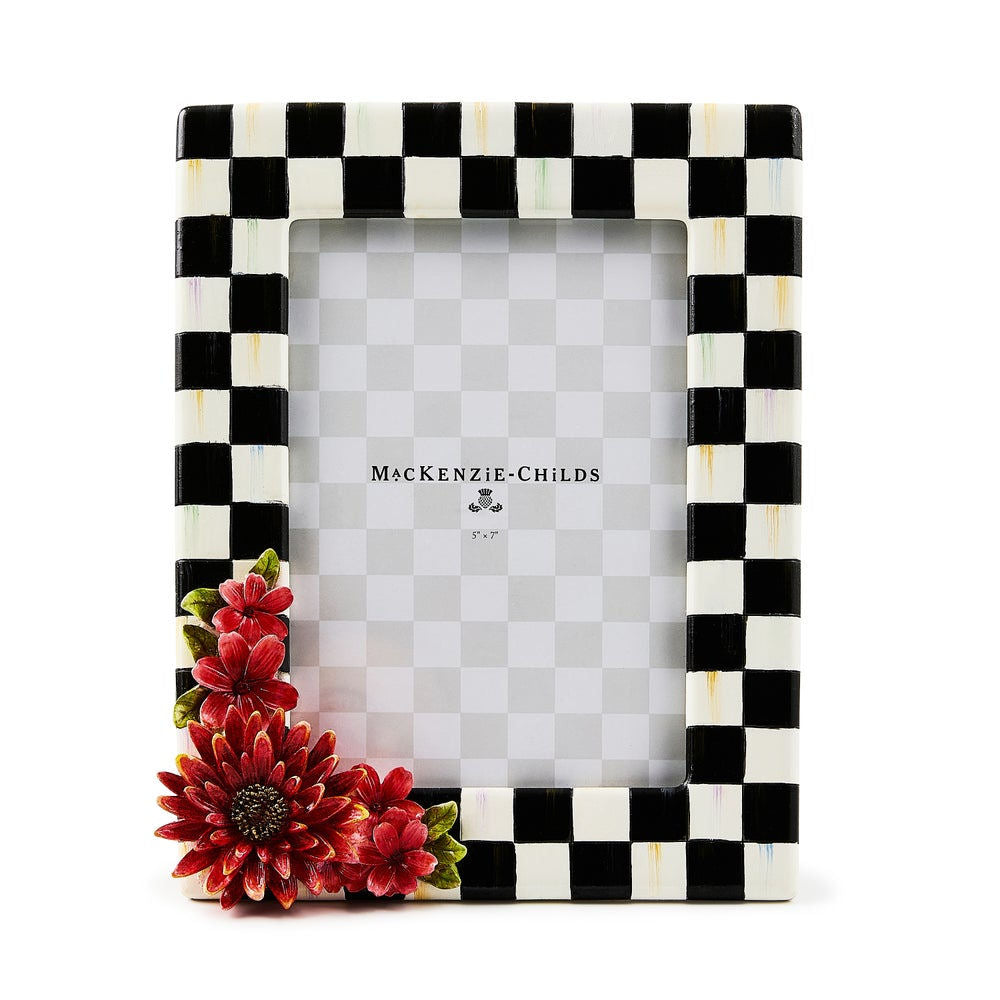 Courtly Check Floral 5" x 7" Frame by MacKenzie-Childs